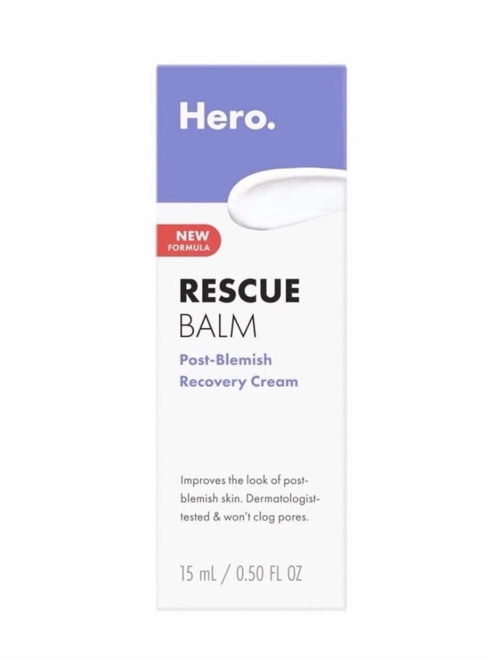 Hero Cosmetics Rescue Balm Post-Blemish Recovery Cream, 15ml